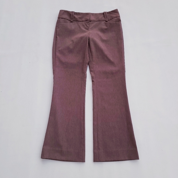 THE LIMITED ♡ Gorgeous Brown Thin Viscose Blend Exact Stretch Casual Pants 8S - Picture 3 of 8